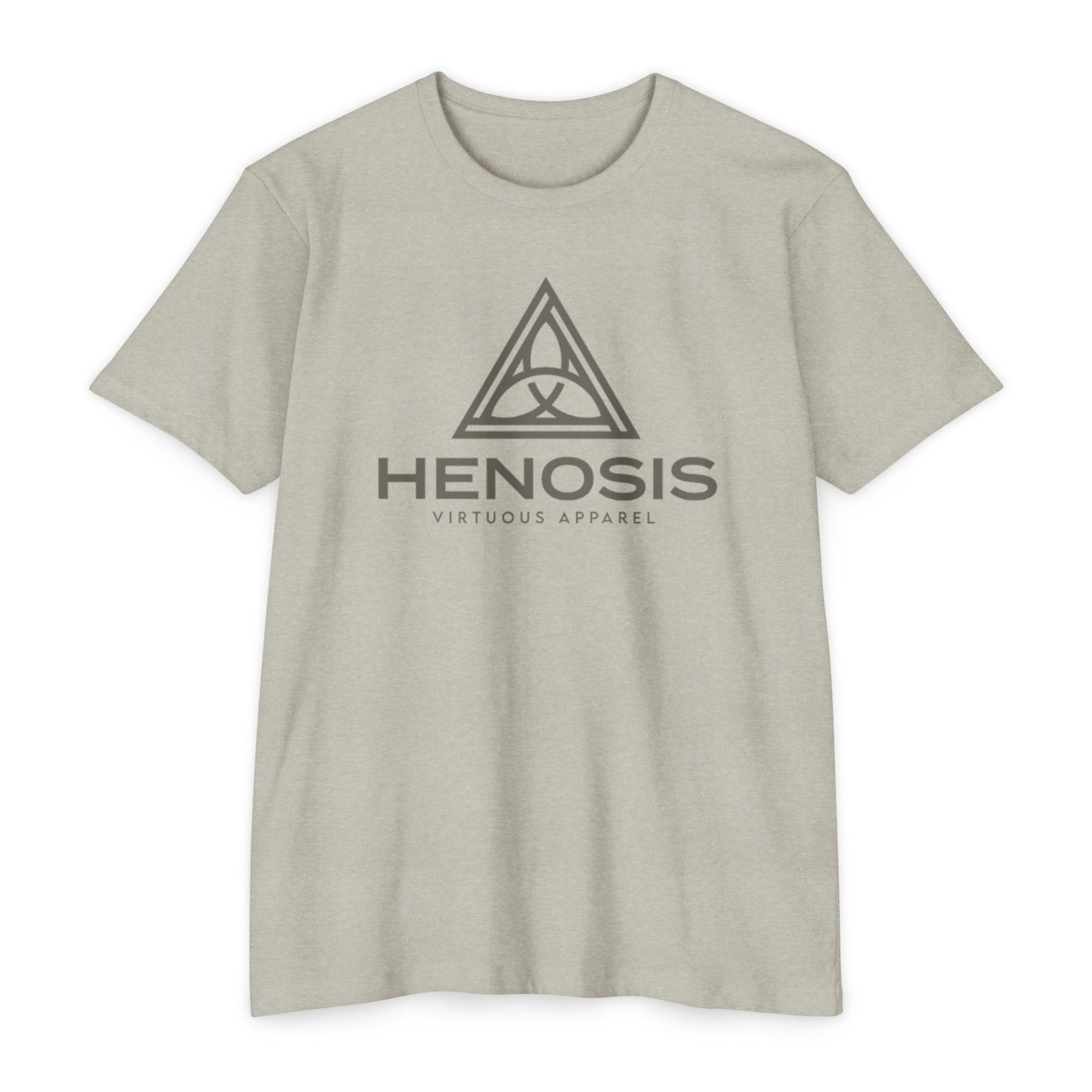 Henosis Logo Tee, Next Level 6210, silk, front view