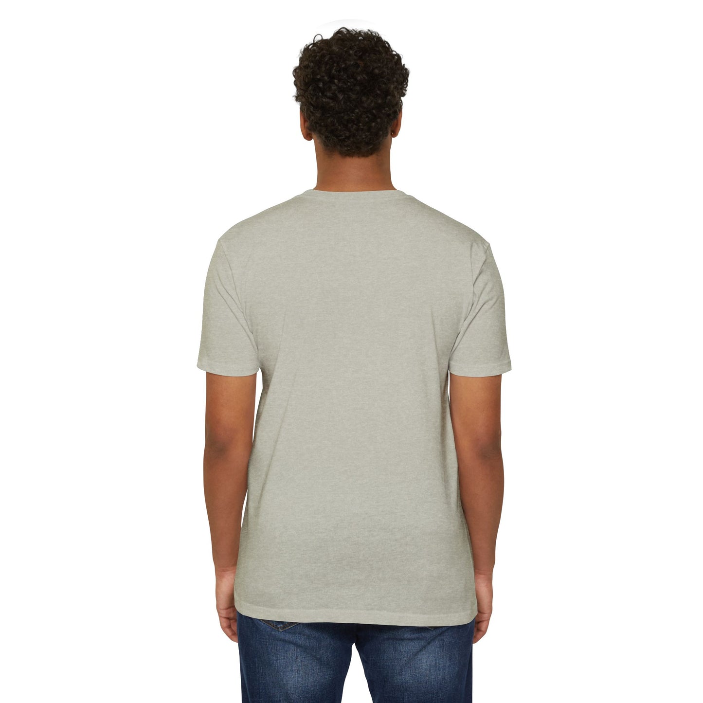 Henosis Logo Tee, Next Level 6210, silk, back view