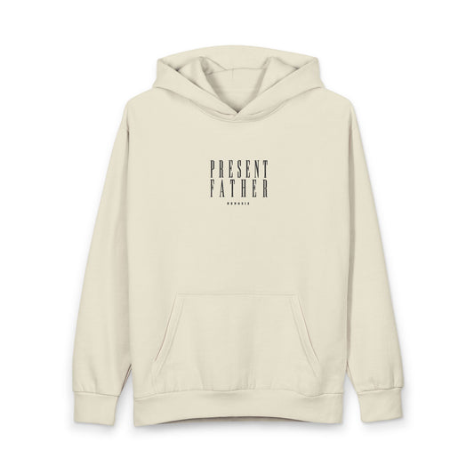 Sandshell Presence Pullover — front graphic | Fleece Pullover | Henosis Apparel