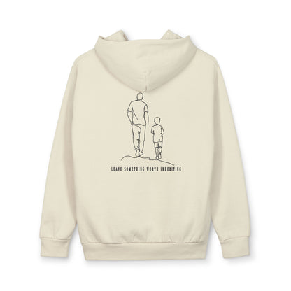 Sandshell Presence Pullover — back view | Fleece Pullover | Henosis Apparel