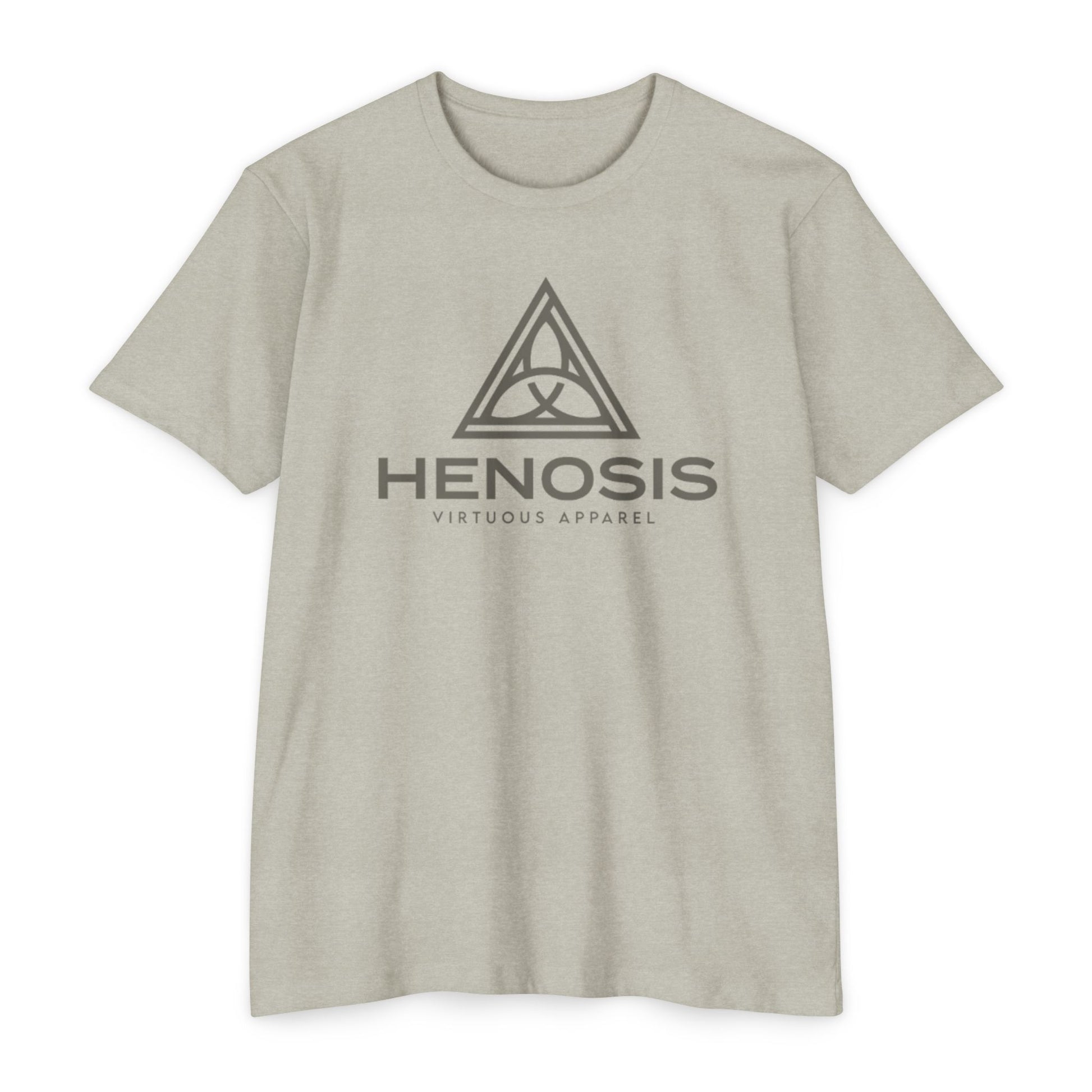 Henosis Logo Tee, Next Level 6210, silk, front view
