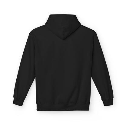 Black Raise the Standard Hoodie — back view | Philosophy-Driven Hoodie | Henosis Apparel