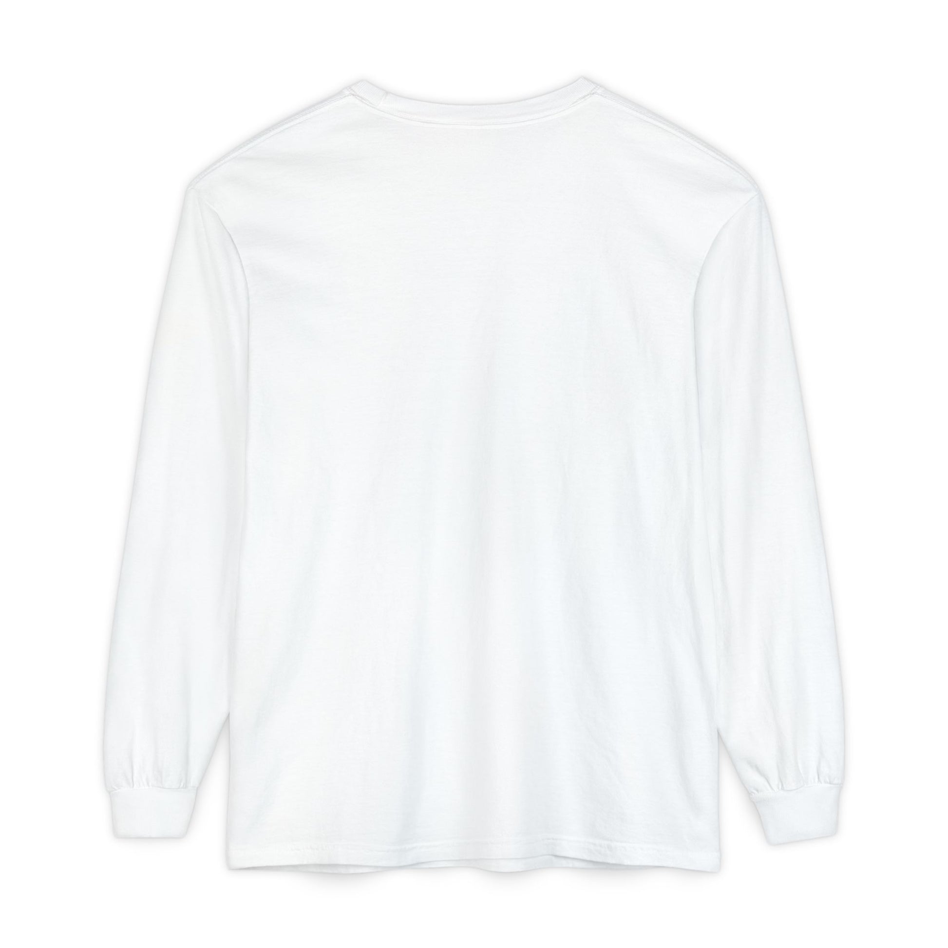 White Peaceful Not Harmless Long Sleeve — front graphic | Long-Sleeve Tee | Henosis Apparel