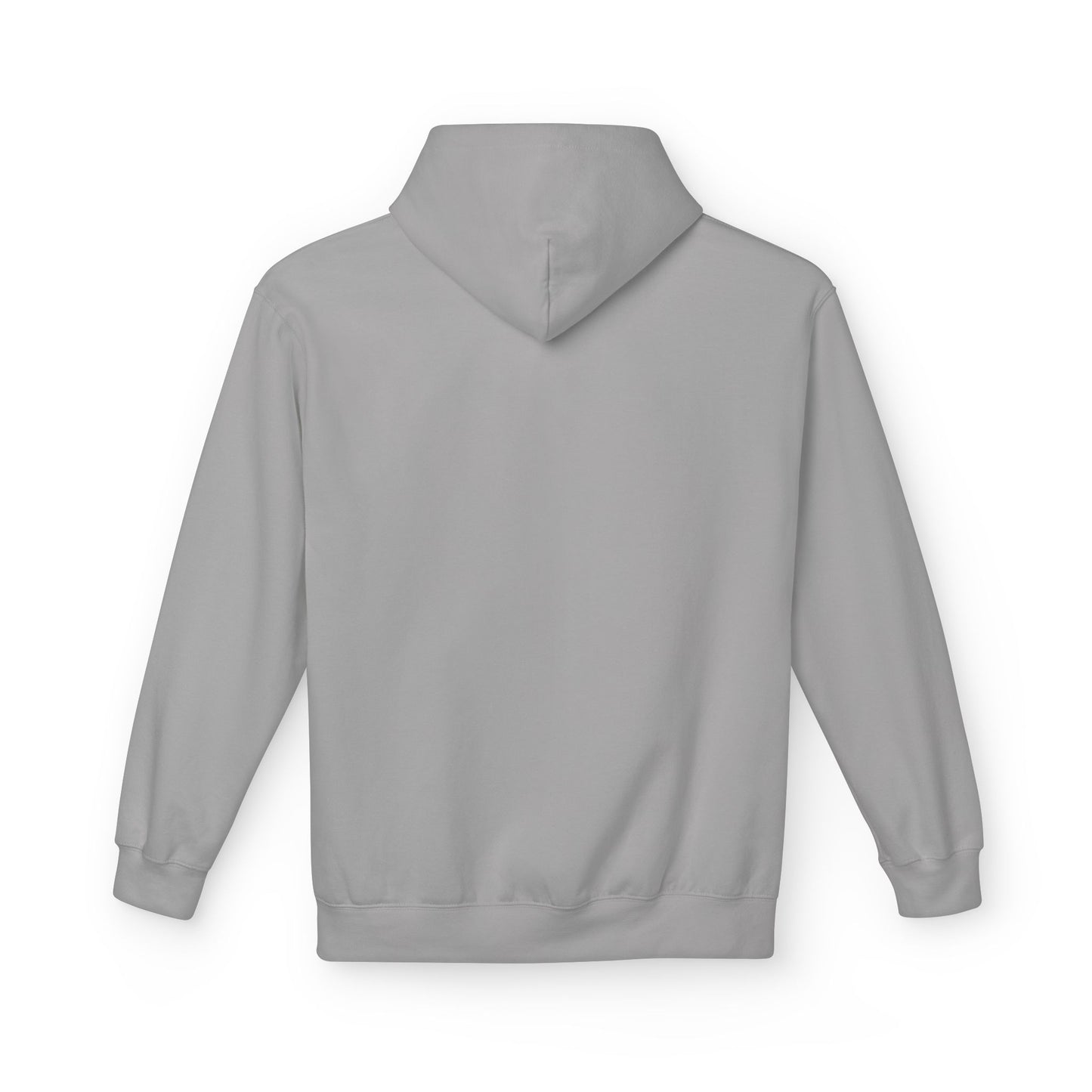 Cement Raise the Standard Hoodie — back view | Philosophy-Driven Hoodie | Henosis Apparel