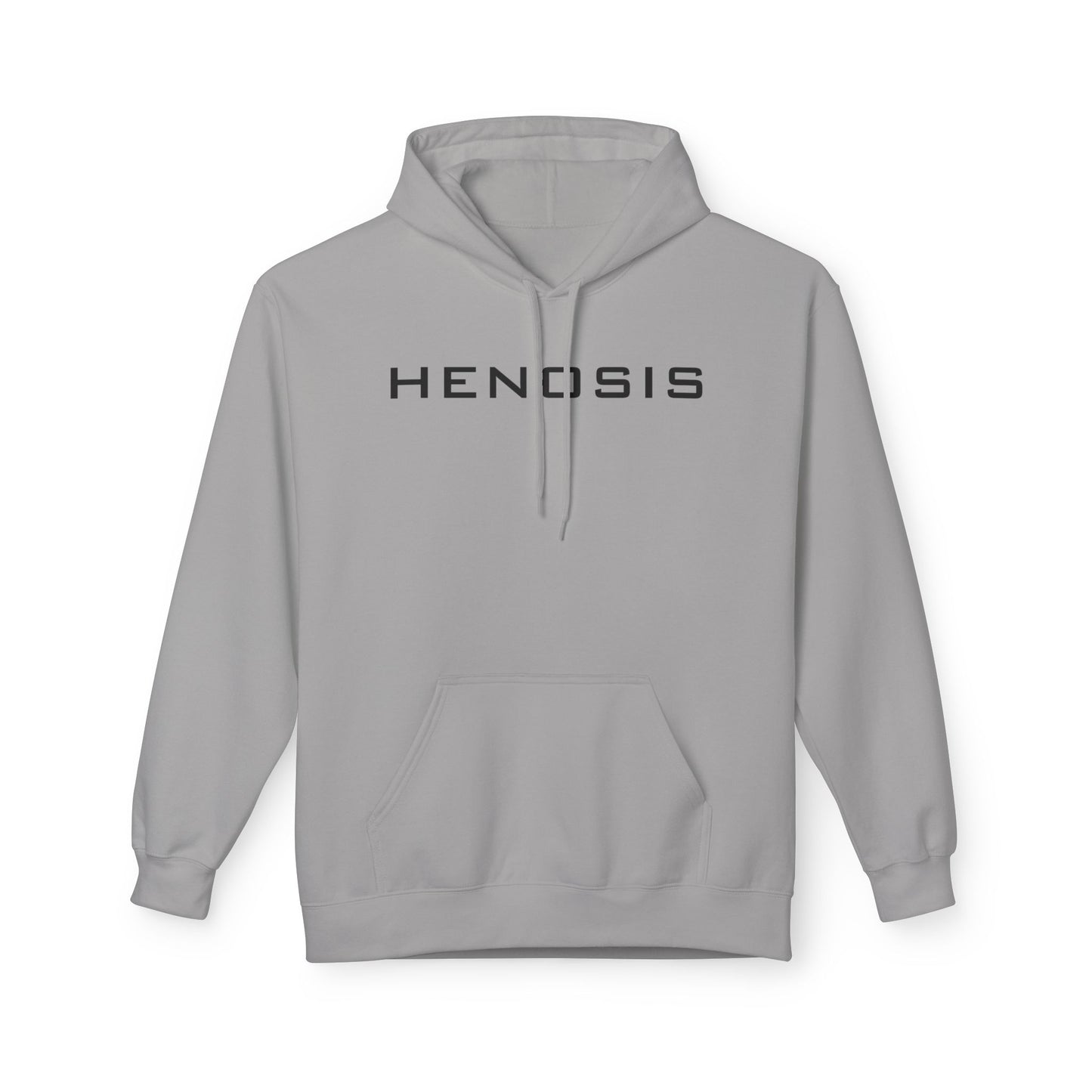 Cement Guided Purpose Hoodie — compass graphic front | Athletic Pullover for Men & Women | Henosis Apparel