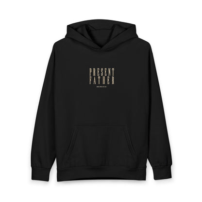 Black Presence Pullover — front graphic | Fleece Pullover | Henosis Apparel