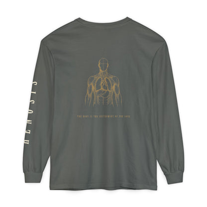 Pepper Intention Long Sleeve — back view | Long-Sleeve Tee | Henosis Apparel