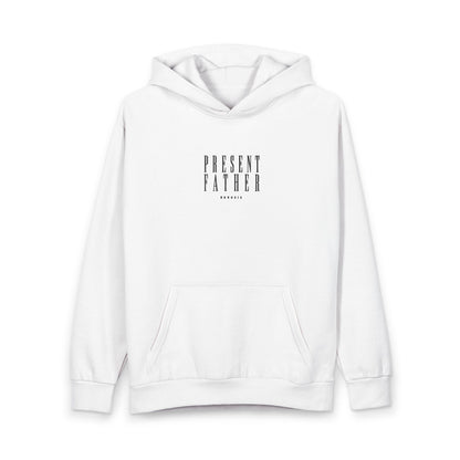 White Presence Pullover — front graphic | Fleece Pullover | Henosis Apparel