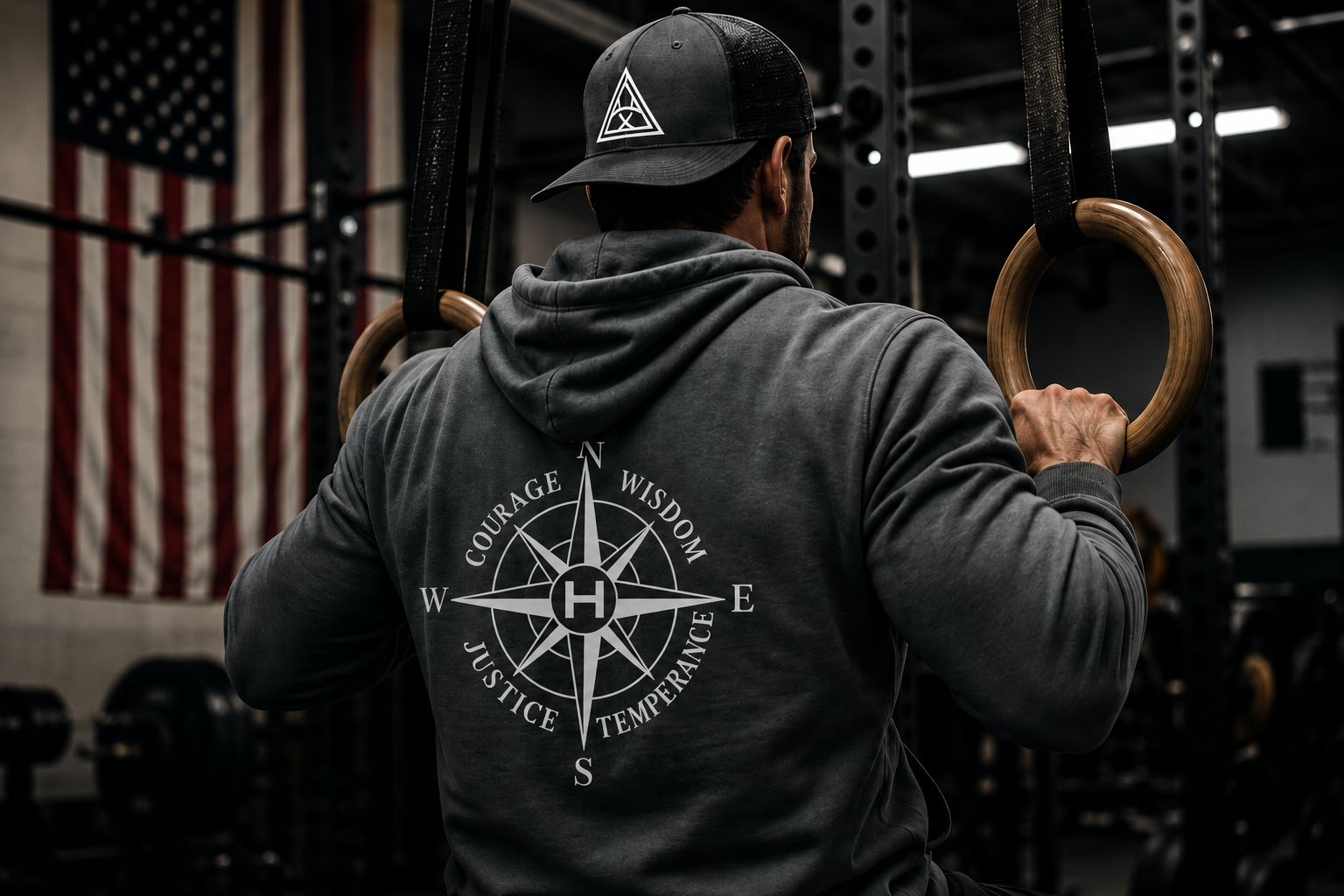 Henosis hero banner - henosis-hero-compass-hoodie.png